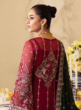 Gulaal Luxury Embroidered Chiffon 4 Piece Unstitched Suit GL24EC GL-EC-24V2-04 BLANCA